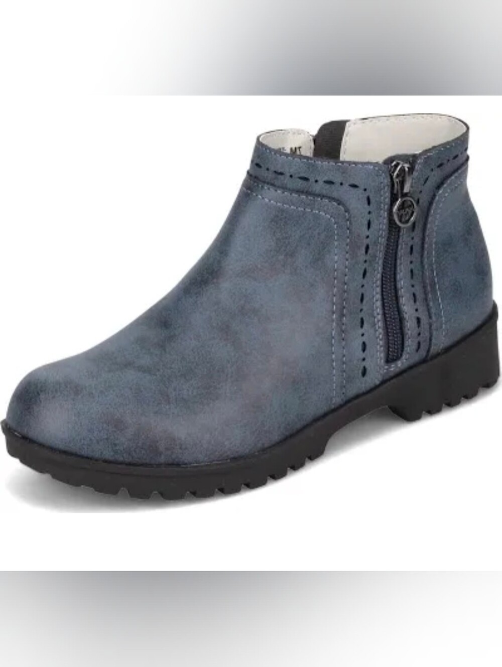 JSPORT Jenna Women's Ankle Boots with Memory Foam Size 8
